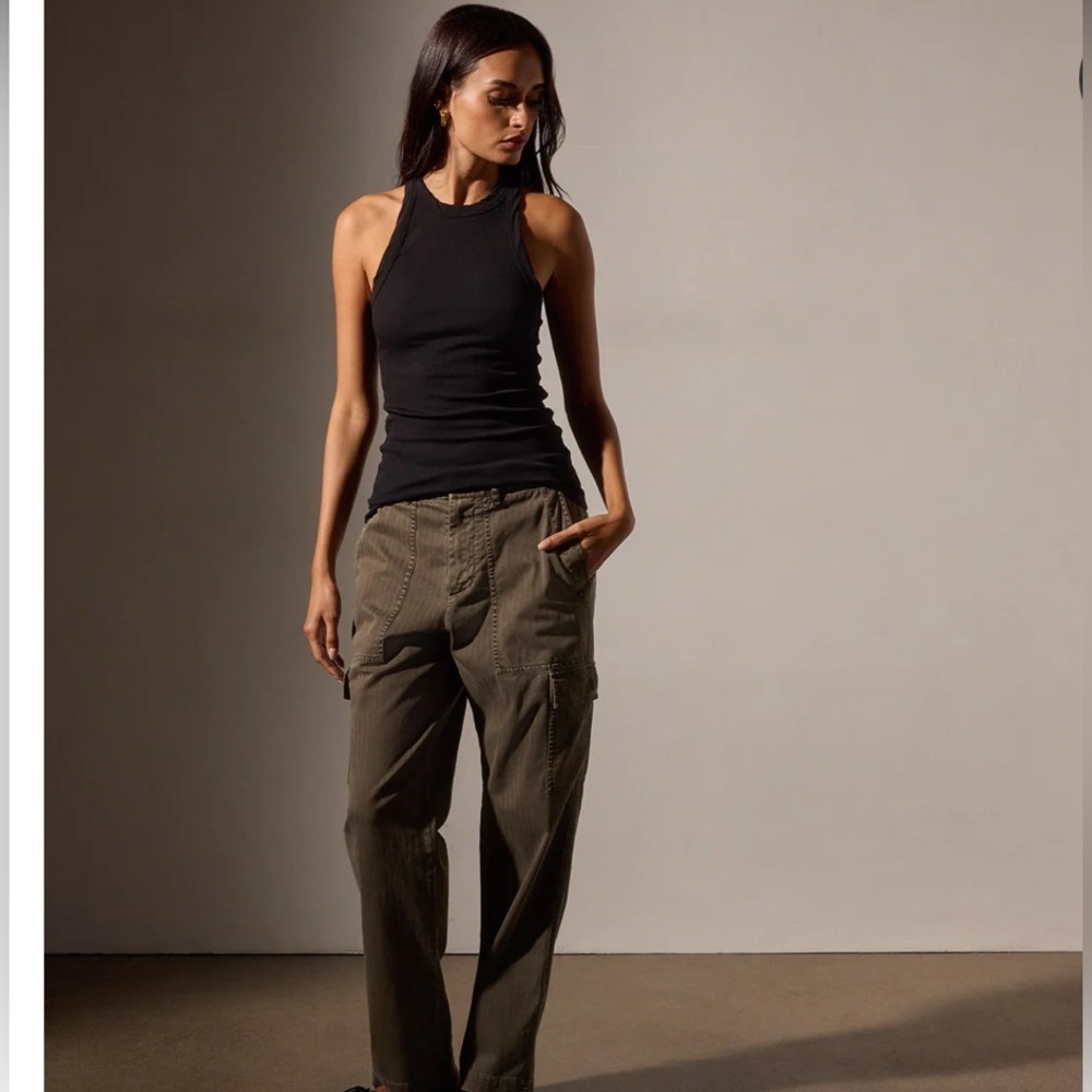 James Perse Ribbed Cotton Tank 0/XS